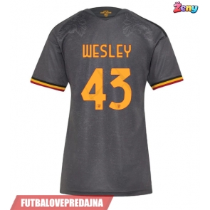 Lacne Ženy Futbalové dres AS Roma Wesley Franca #43 2026-27 Krátky Rukáv - Tretina